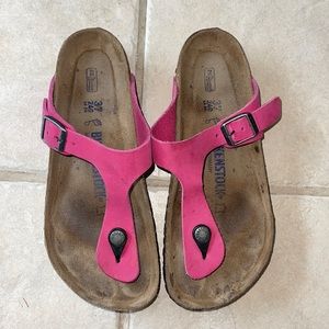 Pink Birkenstock sandals